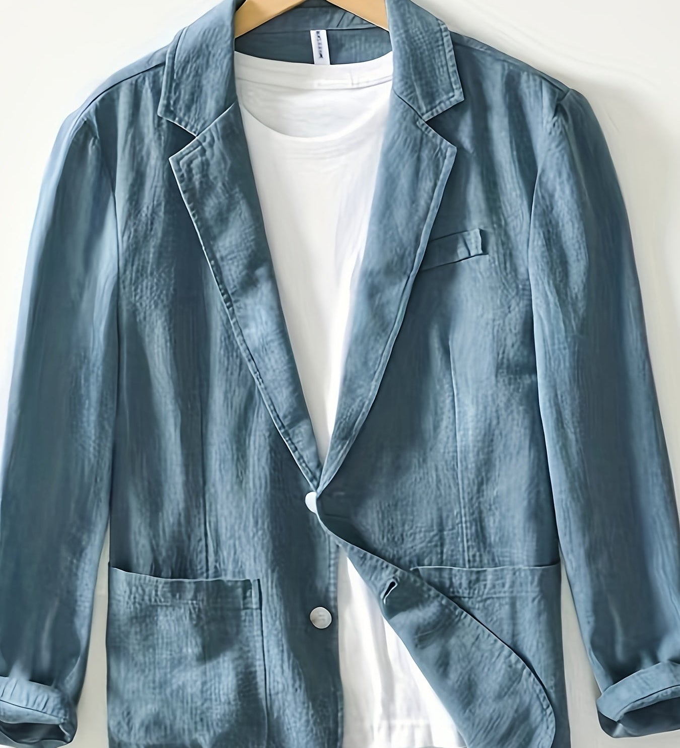 Cotton Lapel Jacket for Men