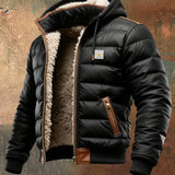 Sherpa Lined Quilted Men's Jacket