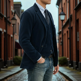 Corduroy Two-Piece Blazer Suit