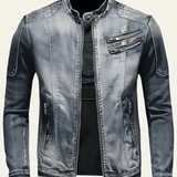 Premium Washed Denim Men's Jacket