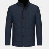 Padded Water-Repellent Winter Stand-Collar Jacket
