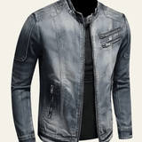 Premium Washed Denim Men's Jacket