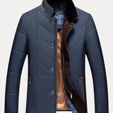Padded Water-Repellent Winter Stand-Collar Jacket