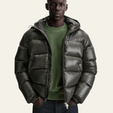 Men's Nylon Hooded Puffer Jacket