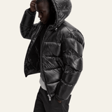 Men's Nylon Hooded Puffer Jacket