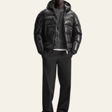 Men's Nylon Hooded Puffer Jacket
