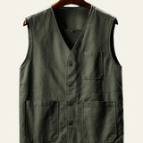 Men's Cotton Utility Vest