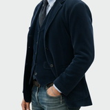 Corduroy Two-Piece Blazer Suit