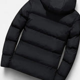 Men's Hooded Polyester Quilted Puffer Jacket