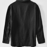Cotton Lapel Jacket for Men
