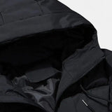 Men's Hooded Polyester Quilted Puffer Jacket