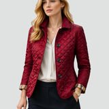 Women's Diamond Quilted Button Jacket