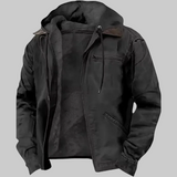 Insulated Hooded Polyester Men's Coat