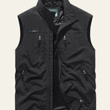 Men's Sleeveless Multi-Pocket Utility Vest