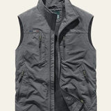 Men's Sleeveless Multi-Pocket Utility Vest