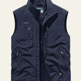 Men's Sleeveless Multi-Pocket Utility Vest