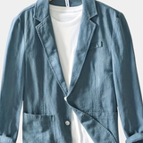 Cotton Lapel Jacket for Men