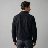 Genuine Suede Harrington Bomber Jacket