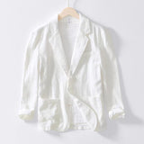 Cotton Lapel Jacket for Men