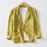 Cotton Lapel Jacket for Men