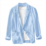 Cotton Lapel Jacket for Men