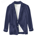 Cotton Lapel Jacket for Men