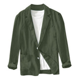 Cotton Lapel Jacket for Men