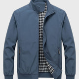 Polyester Checked Lining Men's Jacket