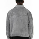 Vegan Suede Men's Field Jacket