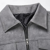 Vegan Suede Men's Field Jacket