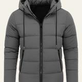 Men's Quilted Hooded Puffer Jacket