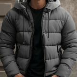 Men's Quilted Hooded Puffer Jacket