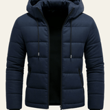 Men's Quilted Hooded Puffer Jacket