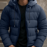 Men's Quilted Hooded Puffer Jacket