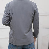 Cotton Lapel Jacket for Men