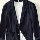 Cotton Lapel Jacket for Men