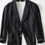 Cotton Lapel Jacket for Men