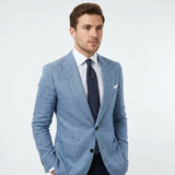 Textured Lightweight Blazer Jacket
