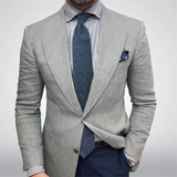 Textured Lightweight Blazer Jacket