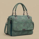 Shoulder Bag with Chain Accents