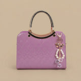 Shoulder Bag with Braided Handles