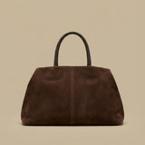 Tote Bag with Brushed Leather