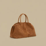 Tote Bag with Brushed Leather