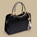 Shoulder Bag with Braided Handles