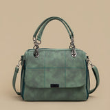 Shoulder Bag with Chain Accents