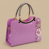 Shoulder Bag with Braided Handles