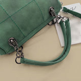 Shoulder Bag with Chain Accents